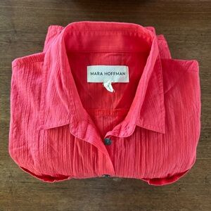 Mara Hoffman Lorelei Maxi Shirt Dress size 4